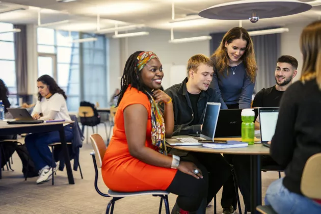 Students at Campus Helsingborg. Photo: Johan Persson