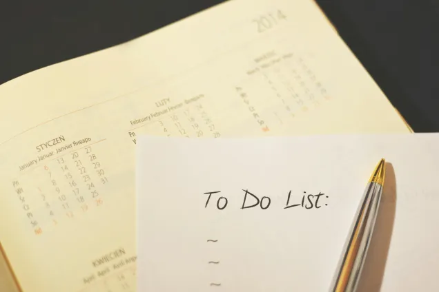 todo list