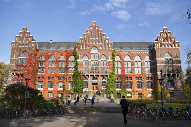 The Lund University main library building. Photo.