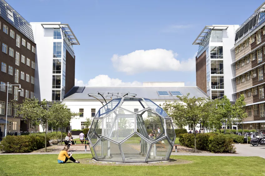 University building at Helsingborg campus. Photo.