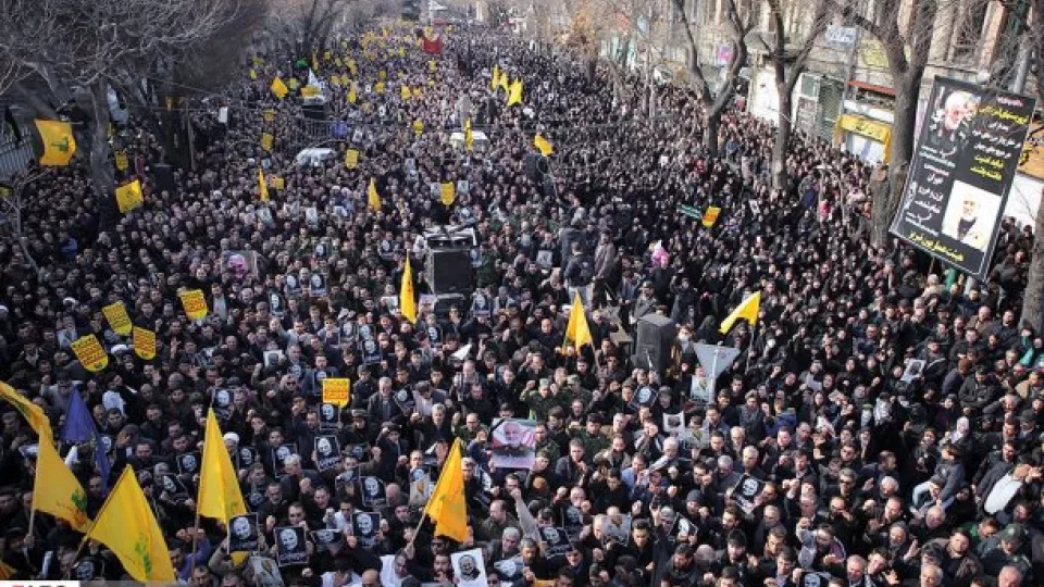Demonstration i Iran. Foto.