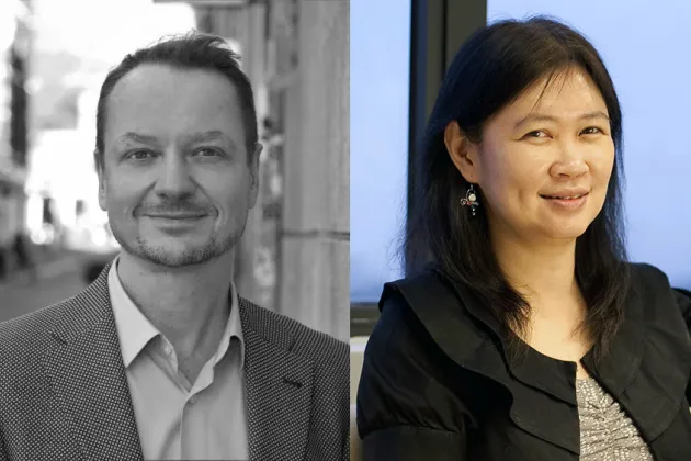 Frank Bierman and Brenda Yeoh