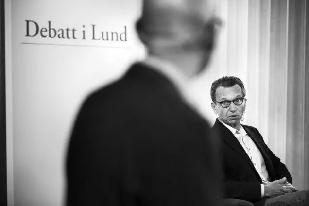 Bild från Debatt i Lund. Foto: Johan Bävman.