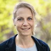 Porträttfoto på Agnes Andersson. Fotograf Johan Persson.