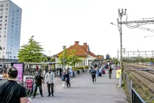 Märsta pendeltågstation. Foto.